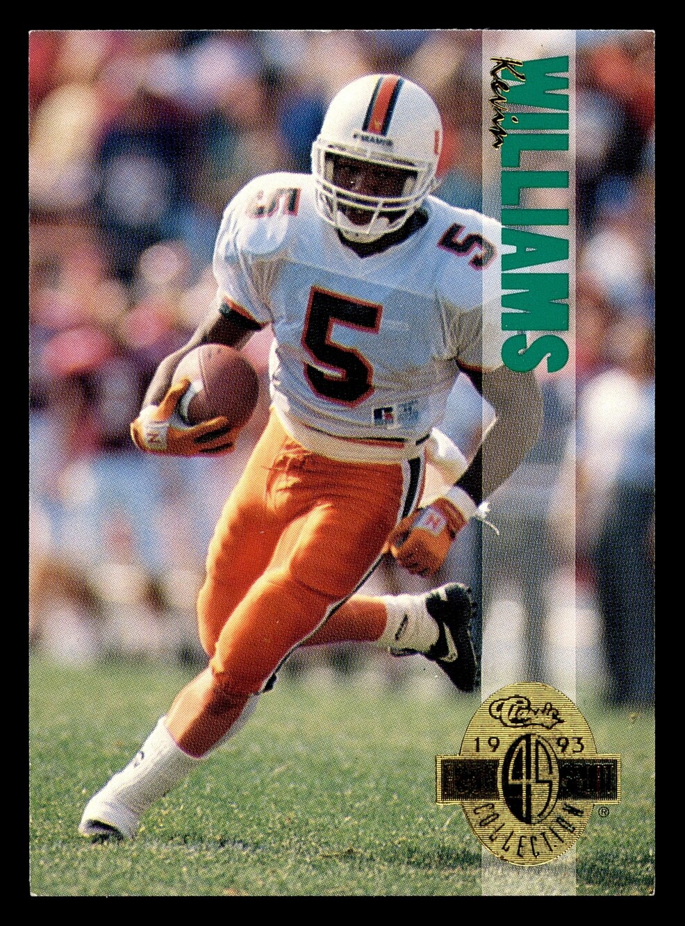 1993 Classic Four Sport #123 Kevin Williams Football Card Vintage